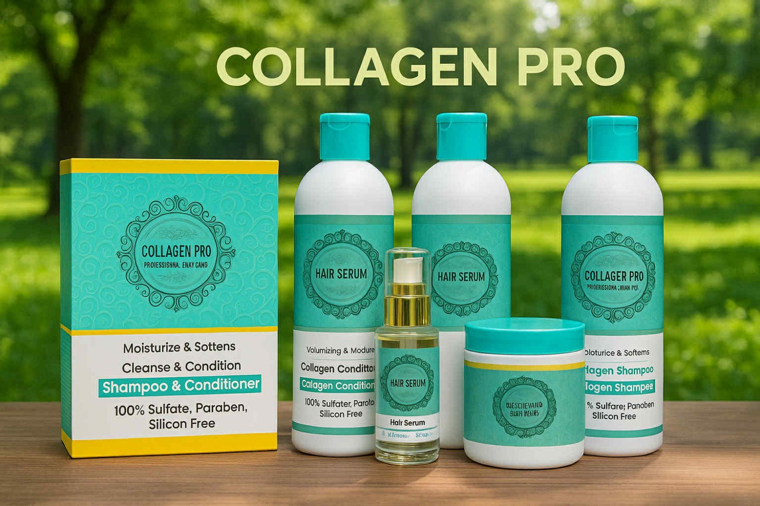 مجموعة كولاجين برو للعناية بالشعر